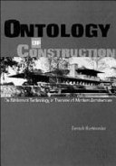 Ontology of Construction: On Nihilism of Technology in Theories of Modern Architecture