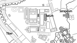 1──古代ローマのカンプス・マルティウスにおけるイシス神殿（Iseum）とセラピス神殿（Serapeum） URL＝http://www.skydance.pwp.blueyonder.co.uk/Iseum/ library/articles/iseum%20rome.htm