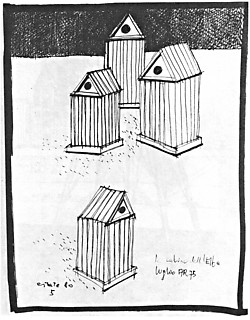 1──ロッシ「エルバ島の木小屋」1975