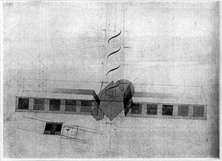 17──バイヤーによる「バウハウス（本館）における階段と廊下の機能的構成」