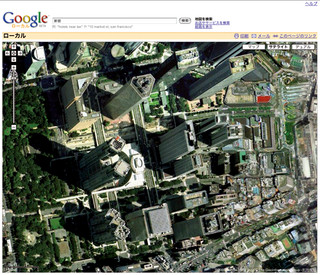 1──Google Mapで見た東京新宿副都心周辺