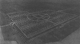 42───城壁のある村落計画（1933）、内田祥三