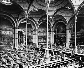 現在のパリ国立図書館〈印刷物部門〉閲覧室