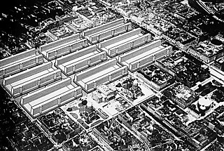 6──L・ヒルベルザイマー「ベルリンの新オフィス街計画」1928