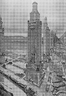 2──Ｏ・ペレ「棟状都市」Ｊ・ランベール画、『イリュストラシオン』誌、1922年8月12日