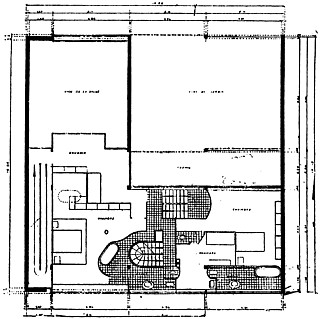 2──「メイエ夫人邸」3階平面図、1925