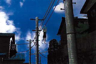 23：頭上動物園 東京のあらゆる場所に張り巡らされている電線のネットワーク性に注目してみる。現在その電線は、昨年6月の麻布のサル事件にみられるように、鳥などの小動物たちに、人間とはレヴェルの異なる生息場所を与えている。そう考えてみると、頭上には動物園が広がっているではないか。（SN）