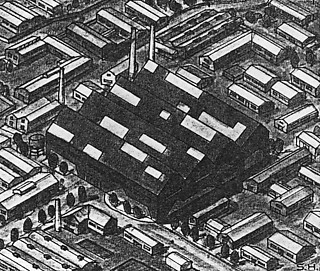 11──工場偽装例　工場地帯の迷彩例 出典＝『建築雑誌』1941年2月号