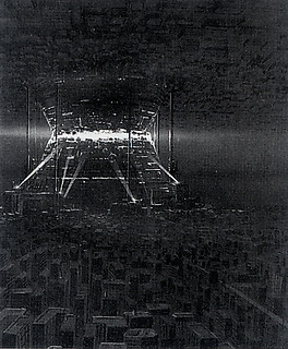 16──「メガゾーン23」（1984） 偽東京の裏側にある廃墟（劇場パンフレット）