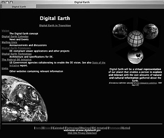 6——Digital Earth のホームページ