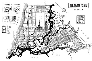 1──旭川 都市計画にもとづく市街地の縁辺に配置されている。 道内で都市内に2カ所の「遊廓」があるのは、旭川と小樽だけであった。