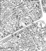 1968年 西新宿地区 引用出典＝『ゼンリン住宅地図（新宿区）』