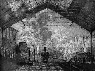 8──クロード・モネ作《サン・ラザール駅》（1877年）