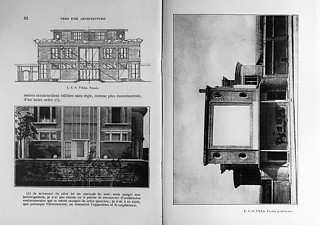 11──『建築をめざして』初版より、シュウォブ邸紹介頁。「ル・コルビュジエ・ソニエ」の作品として