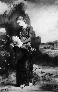 2──ギュスターヴ・モロー 《オルフェウスの首を抱くトラキアの娘》（1865）