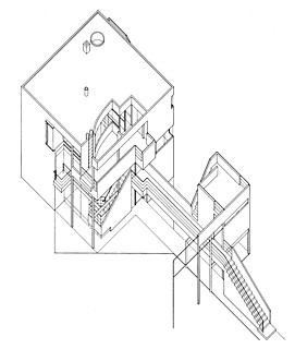 2──マイケル・グレイヴス《ハンゼルマン邸》、1967 出典＝Five Architects