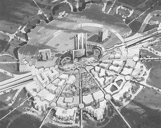 25──プロジェクトXの商業地域、1966 出典＝Designing Disney’s Theme Parks