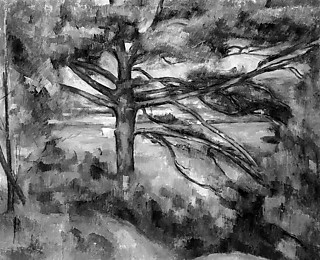 セザンヌ《エクス近郊の松の大木》 1890年代末（エルミタージュ美術館所蔵） 引用図版＝The Ermitage, P-2 Art Publishers