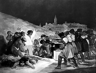 1──ゴヤ《1808年5月3日の銃殺》（1814） 出典＝http://www.ibiblio.org/wm/paint/auth/goya/ goya.shootings-3-5-1808.jpg