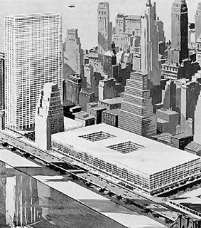 6──SOMによる世界貿易センター地区開発案、1960年